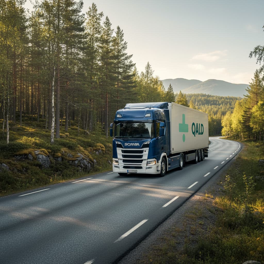 Kvalitetsinformasjon er lett tilgjengelig for sjåfør direkte fra mobilappen